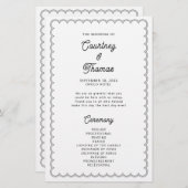 Minimalistisches und einfaches Grenzprogramm (Vorne/Hinten)