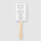 Minimalistisches und einfaches Grenzprogramm Fächer (Vorderseite)