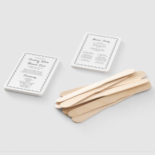 Minimalistisches und einfaches Grenzprogramm Fächer (Non-assembled)