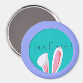 Minimalistisches und niedliches Osterklassisches R Magnet (Vorderseite/Rückseite)