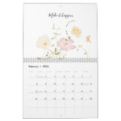 Minimalistisches und stilvolles holografisches Des Kalender (Feb 2026)