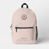 Minimalistisches Unternehmen für moderne Logos Pfi Bedruckter Rucksack (Vorderseite)
