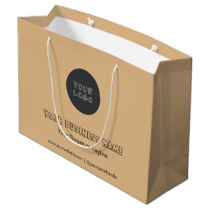 Minimalistisches Unternehmen - kein Minimum an Kun Große Geschenktüte