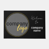 MINIMALISTISCHES UNTERNEHMEN LOGO WICOME GREETING FUßMATTE (Vorderseite)