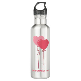 Minimalistisches Valentine mit eigener Marke Edelstahlflasche