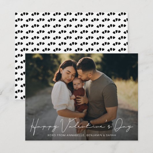 Minimalistisches Valentinstag-Foto (Vorne/Hinten)