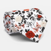 Minimalistisches Vatertagsgeschenk Rose Krawatte (Gerollt)