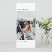 "Minimalistisches Vertikales Weihnachtsgeschenk Fo (Stehend Vorderseite)