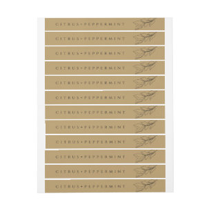 Minimalistisches Vintages Siegel Tamer-Proof-Label