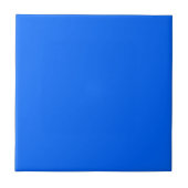 Minimalistisches Vollfarbenstrahlblau Fliese (Vorderseite)