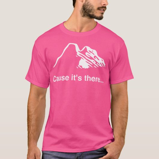 Minimalistisches Wandern Kletterparadies T-Shirt (Vorderseite)