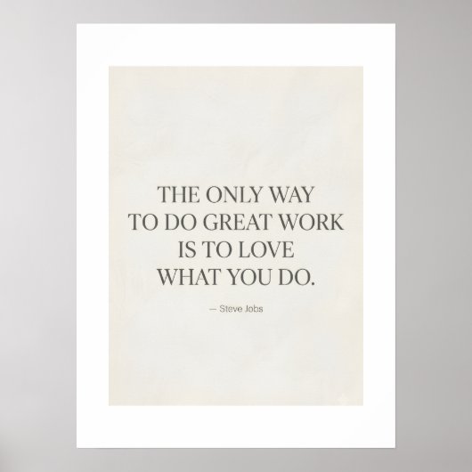 Minimalistisches Wandposter Poster (Vorne)