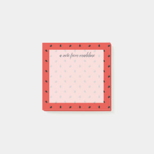 Minimalistisches Wassermelone-Samen-Muster Post-it Klebezettel