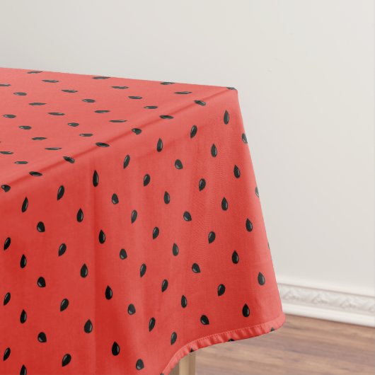Minimalistisches Wassermelone-Samen-Muster Tischdecke (Beispiel)