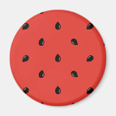 Minimalistisches Wassermelone-Seedattern Magnet (Vorne)