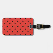 Minimalistisches Wassermelonenmuster Gepäckanhänger (Vorderseite horizontal)