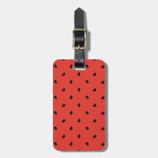 Minimalistisches Wassermelonenmuster Gepäckanhänger (Vorderseite vertikal)
