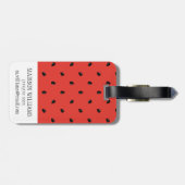 Minimalistisches Wassermelonenmuster Gepäckanhänger (Rückseite horizontal)