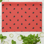 Minimalistisches Wassermelonenmuster Handtuch (Gefaltet)