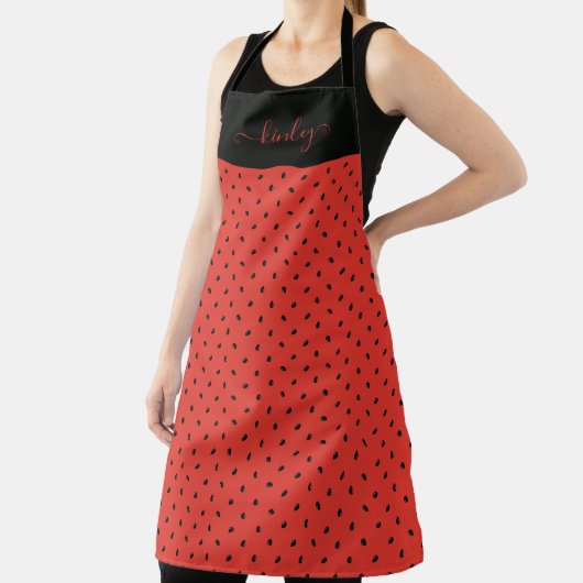 Minimalistisches Wassermelonenmuster Schürze (InSitu)