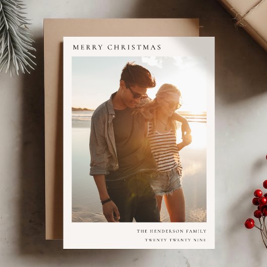 Minimalistisches Weihnachten Einfaches Informelles