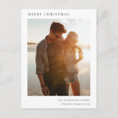 Minimalistisches Weihnachten Einfaches Informelles (Vorderseite)