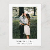 Minimalistisches Weihnachten Einfaches Modernes Fo (Vorderseite)