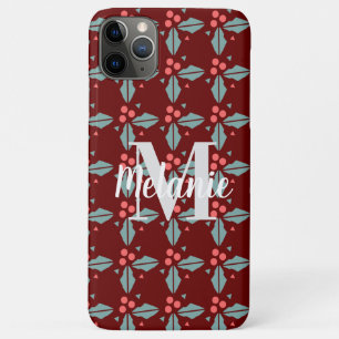 Minimalistisches Weihnachts-Beeren-Zweig-Design Case-Mate iPhone Hülle