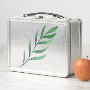 minimalistisches Weihnachts-Lunchbox Metall Brotdose