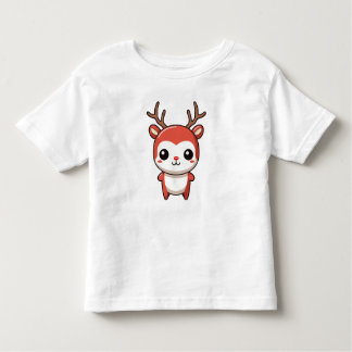 Minimalistisches Weihnachts Niedlich Baby Rudolph  Kleinkind T-shirt