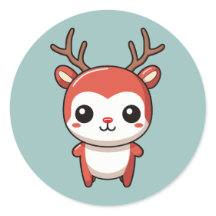Minimalistisches Weihnachts Niedlich Baby Rudolph 