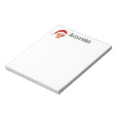 Minimalistisches Weihnachts-Themed Personal Zuhaus Notizblock (Rotiert)