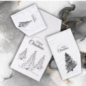 Minimalistisches Weihnachtsbaumbad Set