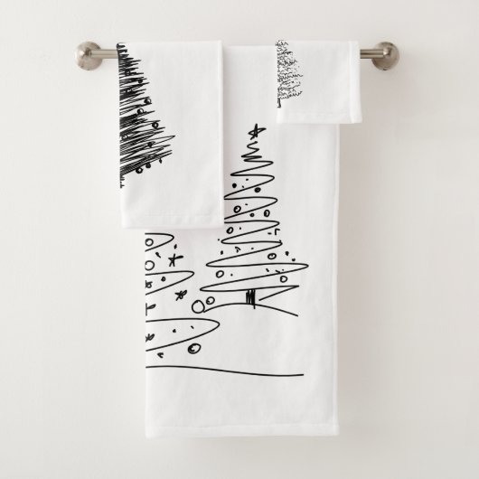 Minimalistisches Weihnachtsbaumbad Set (Insitu)