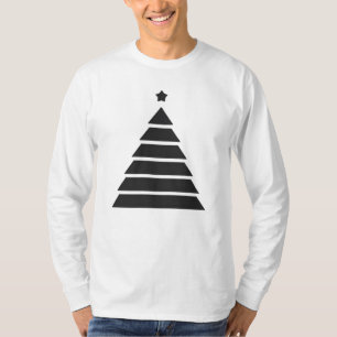 Minimalistisches Weihnachtsbaumdesign T-Shirt
