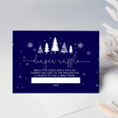 Minimalistisches Weihnachtsduschenwaschbecken Begleitkarte