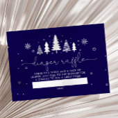 Minimalistisches Weihnachtsduschenwaschbecken Begleitkarte