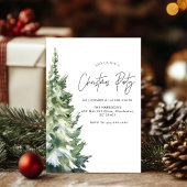 Minimalistisches Weihnachtsfest Boho Festessen Wei Einladung