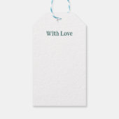 Minimalistisches Weihnachtsfest in individueller F Geschenkanhänger (Rückseite)