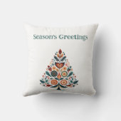 Minimalistisches Weihnachtsfest in individueller F Kissen (Rückseite)