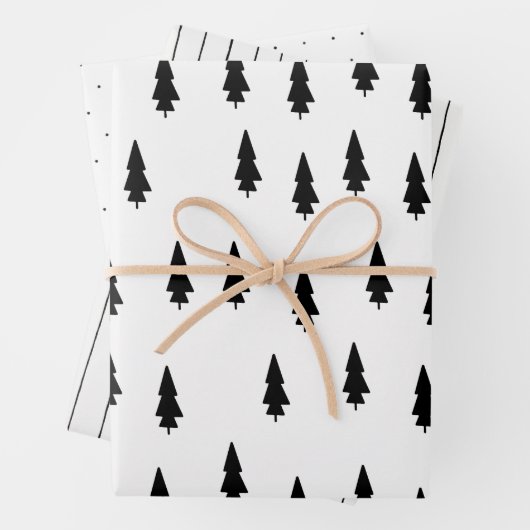 Minimalistisches Weihnachtsgebäck Geschenkpapier Set (Beispiel)