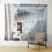 Minimalistisches Weihnachtsglühen Wandteppich (Beispiel (Horizontal))