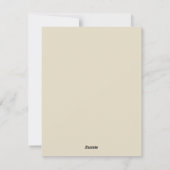 Minimalistisches Weihnachtsherz Feiertagskarte (Rückseite)