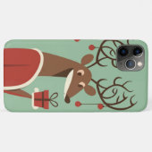 Minimalistisches Weihnachtsschenk für Rentiere Case-Mate iPhone Hülle (Rückseite (Horizontal))