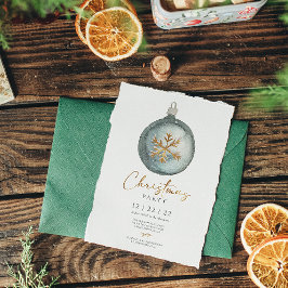 Minimalistisches Weihnachtsschmuck Winterfest Part Einladung