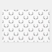 Minimalistisches Weihnachtswrapping Paper Trio Geschenkpapier Set (Vorderseite 2)