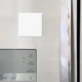 Minimalistisches Weiß, einfaches, modernes, elegan Magnet
