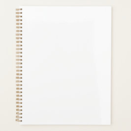 Minimalistisches Weiß einfarbig einfache moderne Planer