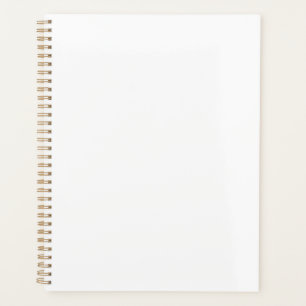 Minimalistisches Weiß einfarbig einfache moderne Planer