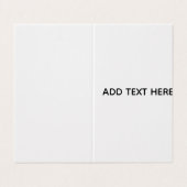 Minimalistisches Weiß Elegant für jeden Anlass (Außenseite Aufgefaltet)